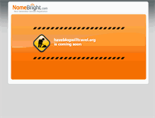 Tablet Screenshot of haveblogwilltravel.org
